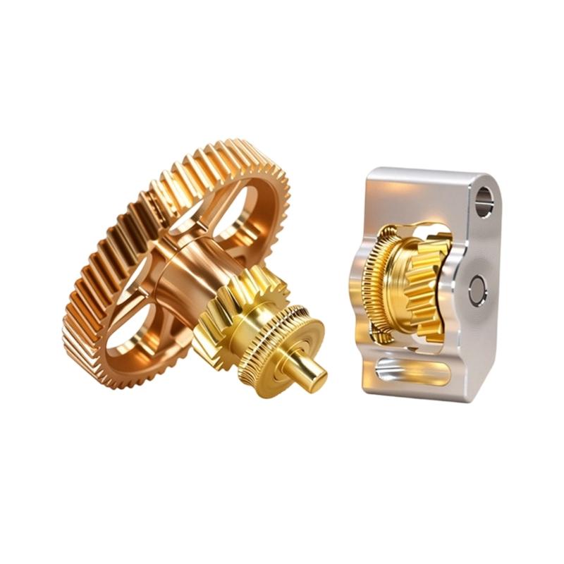 Extruder Gear Kit Hardened Steel All Metal Drive Set with Aluminum Idler Arm for P2S 3D Printer Filament Feed Repair