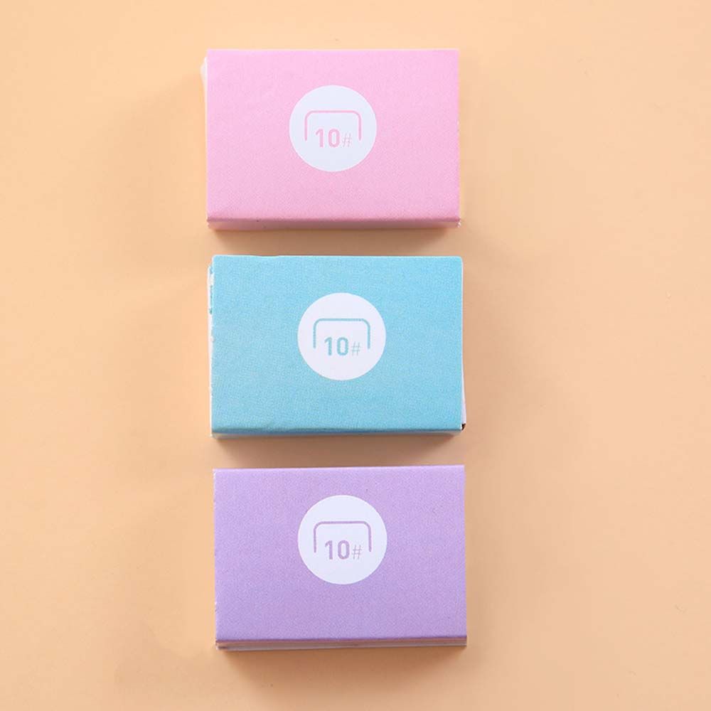 Mini Cartoon Student Supplies Size 10 Staples Stapler Key Chain Mini Stapler Stapler Binding Tools