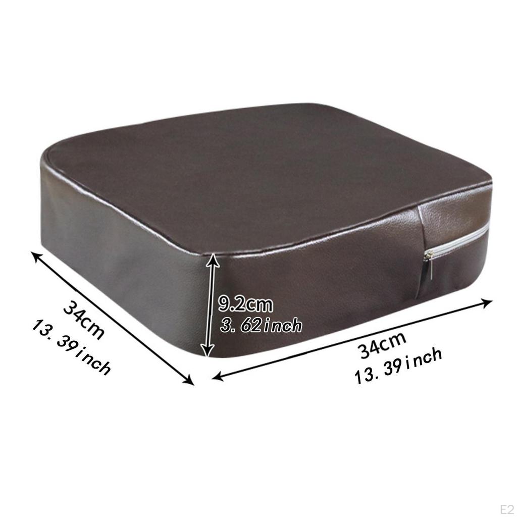 Chair Height Cushion PU Removable Washable Suitable Thickness Secure Straps for Children