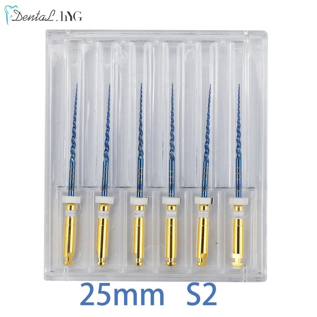 Zahnärztliche SX-F3 Blaue Feilen Nickel-Titan Rotierend Universell Motor Endodontisch Anti-Ermüdung Konstant Nadel Zahnmedizin Wurzelkanal Material