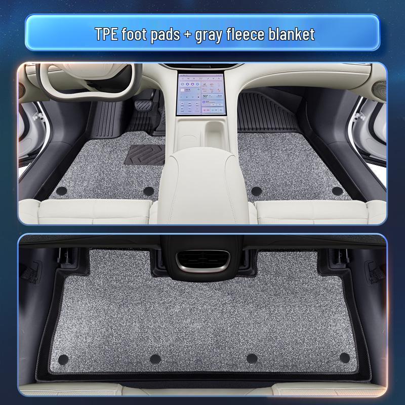 2025 Zeekr LS6 TPE Floor Mats - Complete Interior Mod Kit