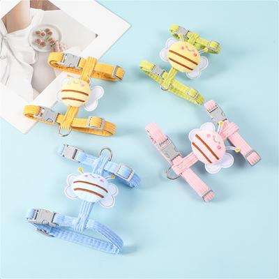 New Ultimate Top-rated Durable Comfortable Antilost Bee-Shaped Pet Harness Set for Puppy Dog Cat. Premium Soft Supplies Ensure P