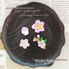 Peach Blossom 3D Car Sticker - Decorative Stereo Flowers for Electric Vehicles