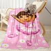 Dora Explorer Blanket Comfortable Suitable for Office Chair Seaside Bed for All Seasons Modern Suitable for Gifting Relatives and Friends