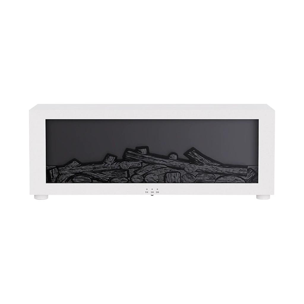 Flame Fireplace Oil Diffuser Simulation Fireplace Flame Diffuser Atmosphere Timing Creative Humidifier(without Oils)