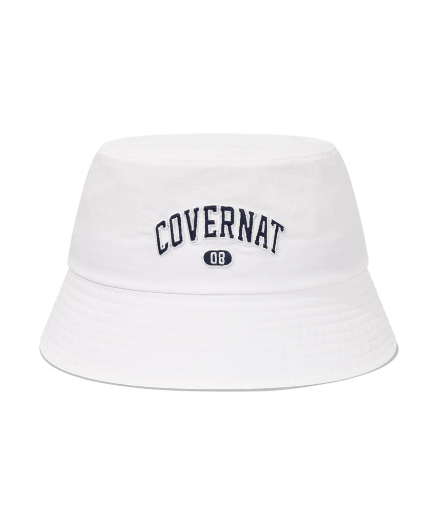 COVERNAT Arch Logo Bucket Hat White