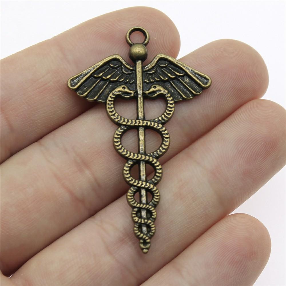 10pcs Doctor Nurse Medical Sign Medical Cane Charms Pendant For Jewelry Making DIY Crafts Making Findings Handmade Jewelry