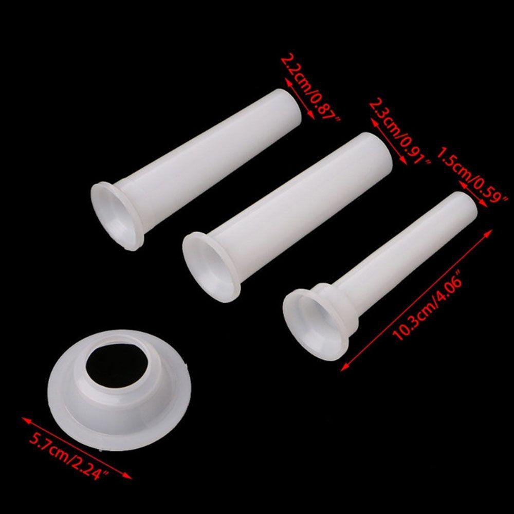 Filling Parts Plastic Spare Handmade Nozzle Set Meat Funnel Sausage Grinder Tube for Sausage Maker