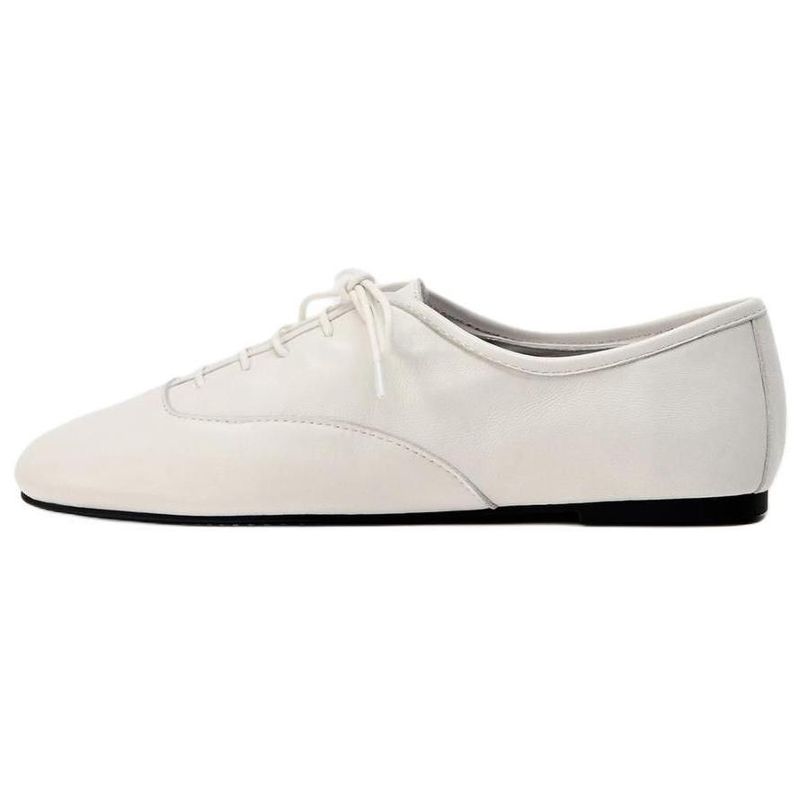 

Zara Versatile Commuter Trendy Casual Flats Women Flats White 13555410850 37