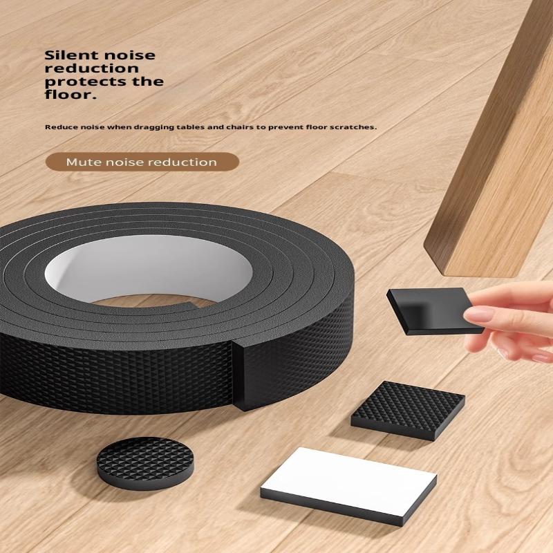 Non Slip Furniture Pads Self Adhesive Rubber Furniture Leg Protectors Heavy Duty Floor Protectors For Chairs Tables Sofas Floors