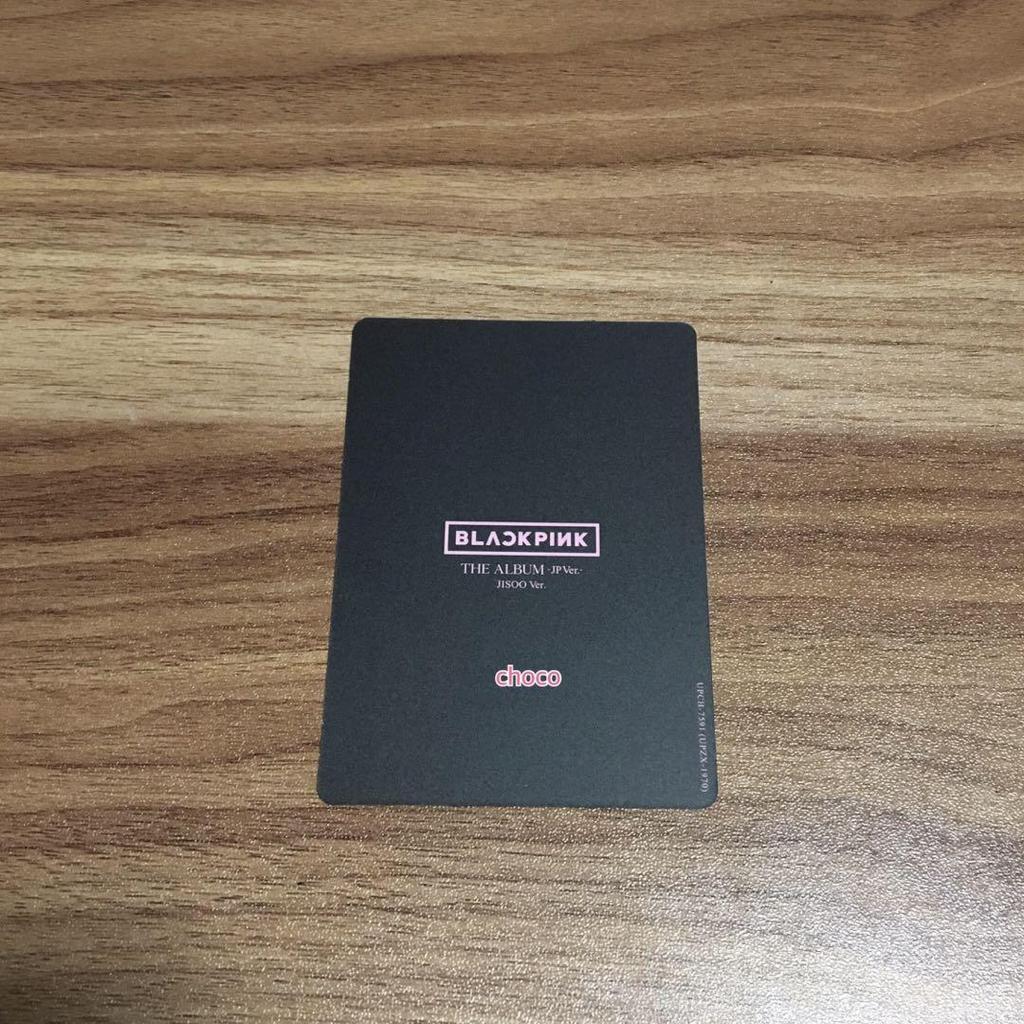 [USED] BLACKPINK JISOO trading card official