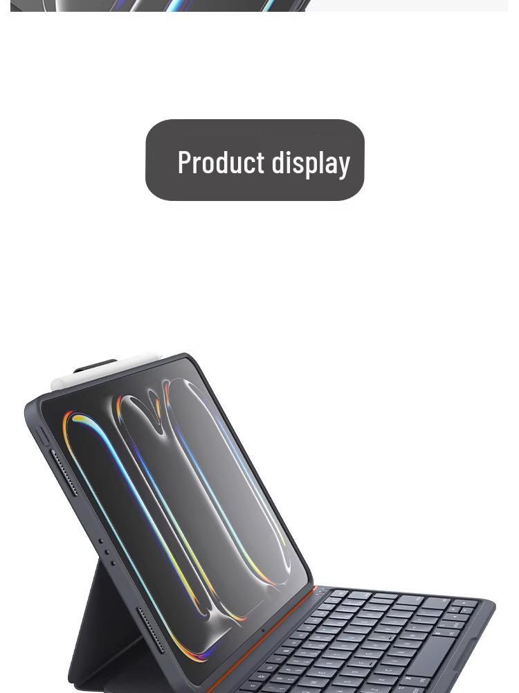 10th Gen iPad Keyboard Case for Air 6/5, Magnetic Floating Double-Sided Clip Bluetooth, 12.9" (2022)