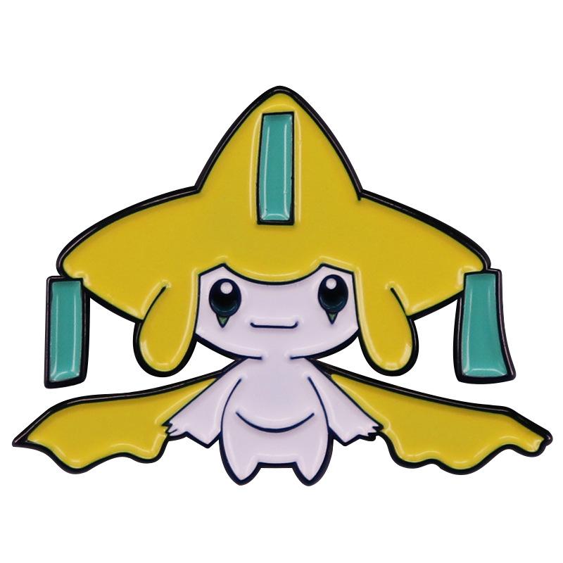 Jirachi Anime Lapel Pins Backpack Jeans Enamel Brooch Pin Women Fashion Jewelry Gifts Kawaii Elf Cartoon Badges
