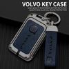 Zinc Alloy Leather Car Remote Key Case Cover Shell for Volvo S60 S90 XC40 XC60 XC90 V60 V90 C40 2017 2018 T5 T6 T8 Polestar 1 2