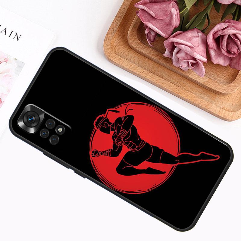 Muay Thai Martial Art Case For Xiaomi Redmi Note 14 12 11 9 10 13 Pro 9S 10S 11S 12S Redmi 13C 14C 10C 12C Cover