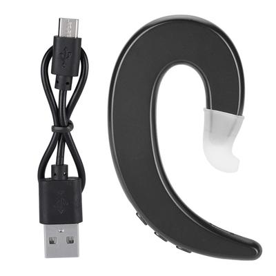 Hands Free Ear Hook Bluetooth sluchátka Bezdrátové bezbolestné sluchátkové hlavy pro kostní vedení(Černá)