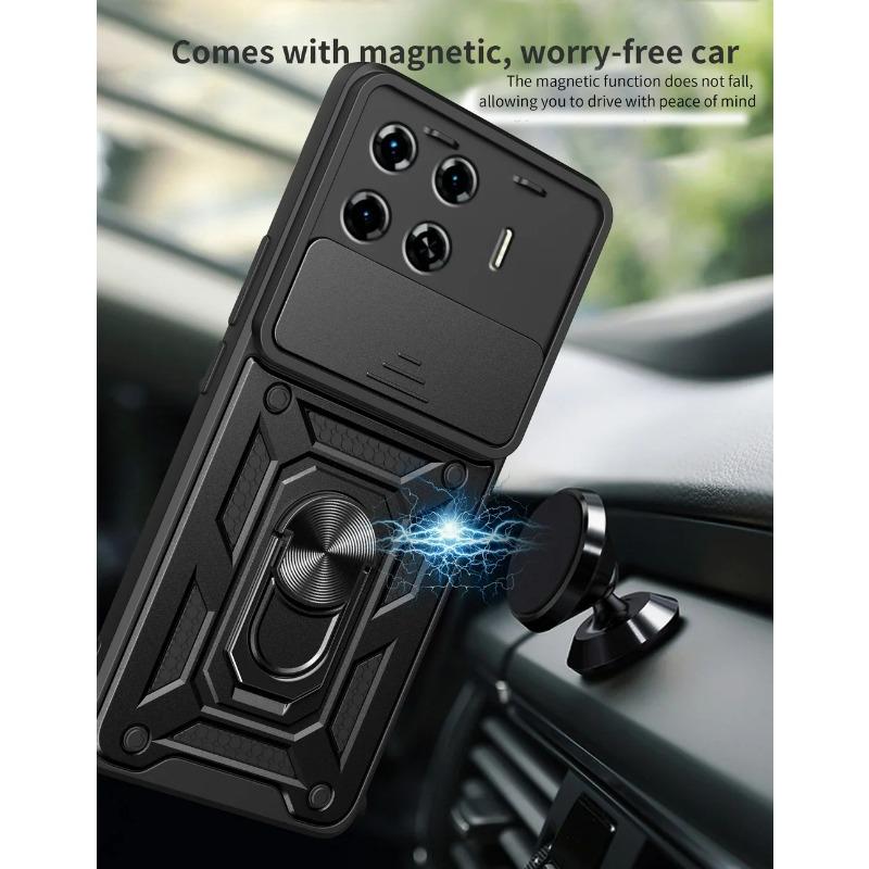 Camera Protect Case for Tecno Spark 20 Pro + Spark 20 20C 10 Pro 9 8 8c POVA 5 4 Pro Neo 2 Go 2024 Armor Hybrid Ring Back Cover