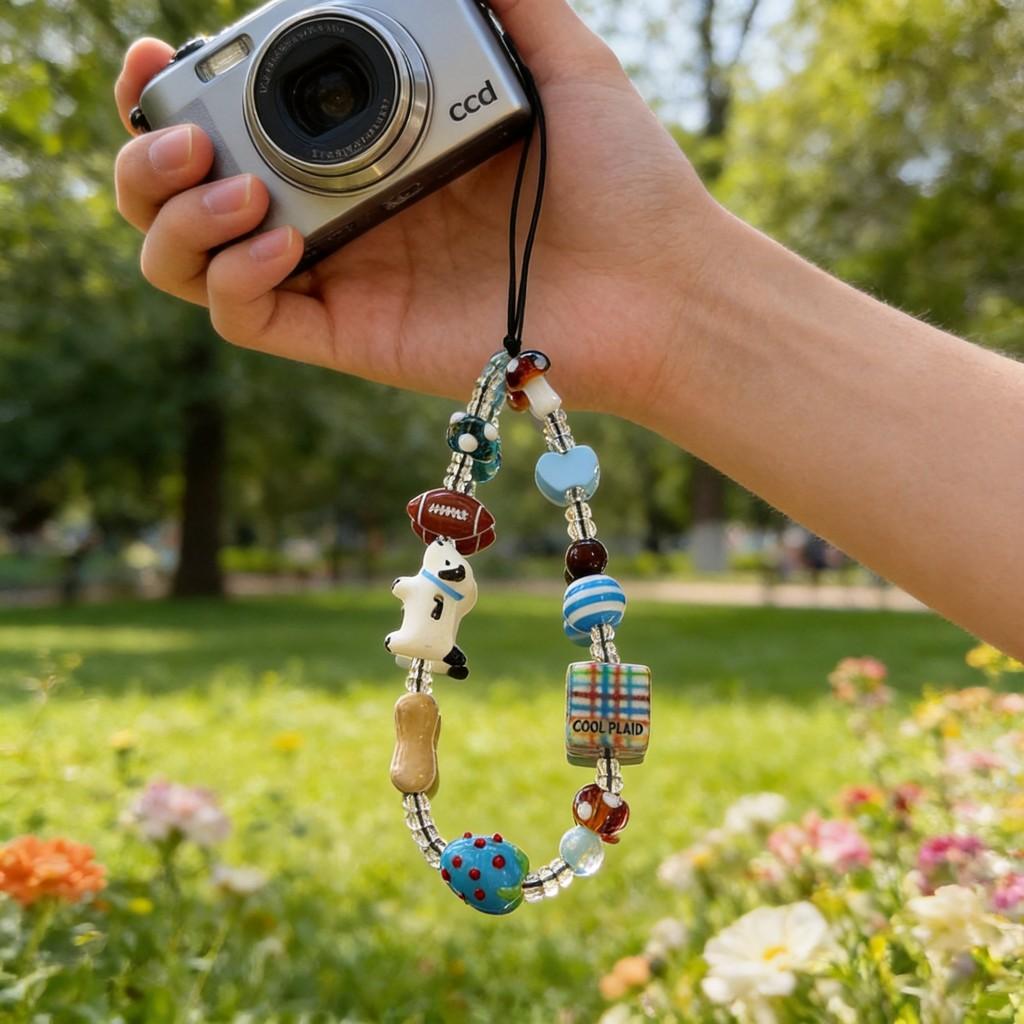 Ceramic Dog Phone Lanyard With Pvc Material Handcrafted For Men And Women