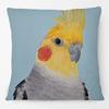 Australia Native Birds Parrots Maggie Black Cockatoo Honeyeater Print Cushion Cover Sofa Decor Pillow Case
