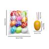 Personalized Easter Crafts Artistic Painting Easter Eggs Set Tree Hanging Pendants Easter Decorations Plastic