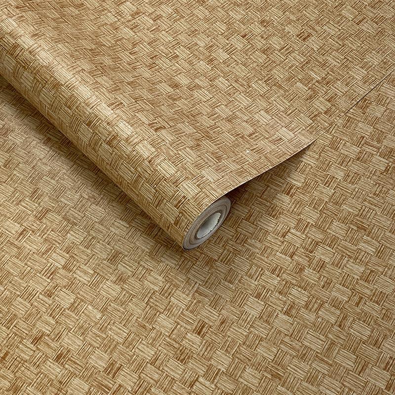 Selbstklebende Tapete Bambusgewebte Tapete Schlafzimmer Wohnzimmer Esszimmer Arbeitszimmer Hintergrundwand Möbel Schrank Aufkleber