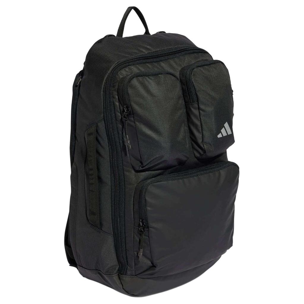 Adidas IP/Syst Multi-Pocket Casual Zipper Backpack Unisex Backpack Black IT2181