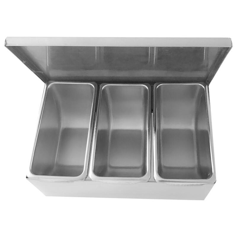 Xinji Gaoge Stainless Steel Multi-Grid Seasoning Box