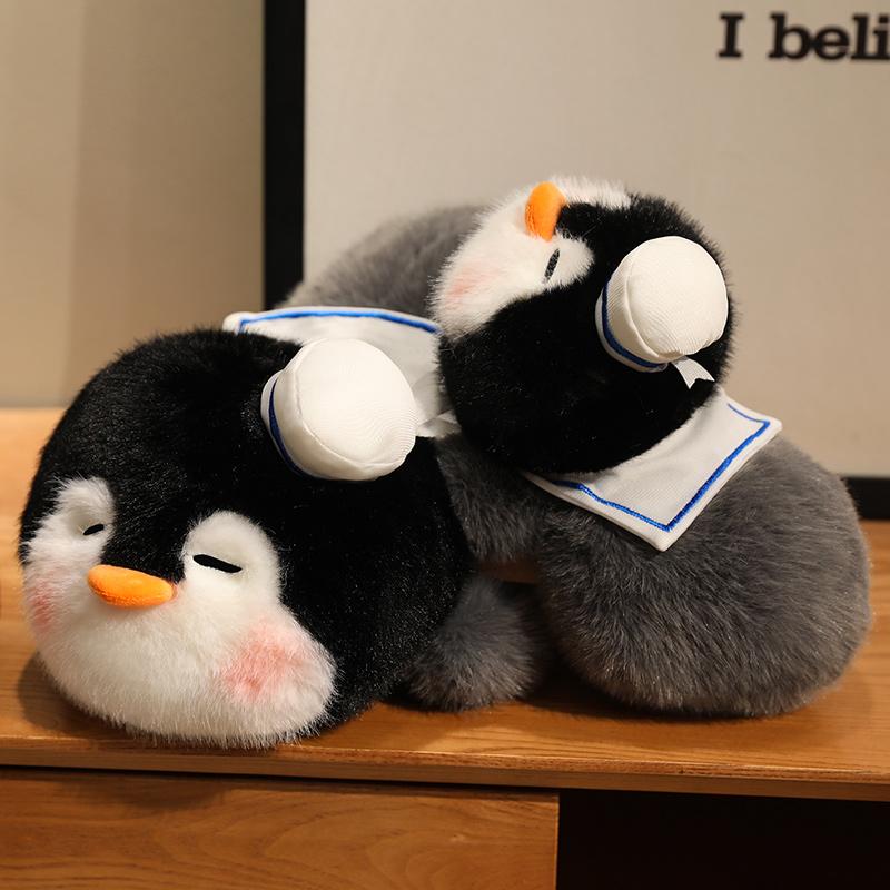 Cartoon Penguin Plush Toys Soft Cozy Penguin Doll Warm Throw Pillow Kawaii Room Decor Lovely Birthday Gift 3 Sizes