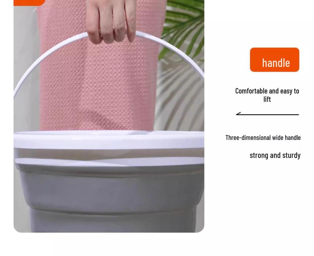 TikTok Trend: Portable Foldable Bucket for Travel & Outdoor Use