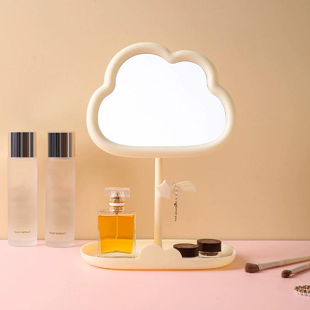 Zdejmowane Lusterka do Makijażu Wielofunkcyjne Lusterka Dekoracyjne Prezenty Lusterko w Kształcie Chmury