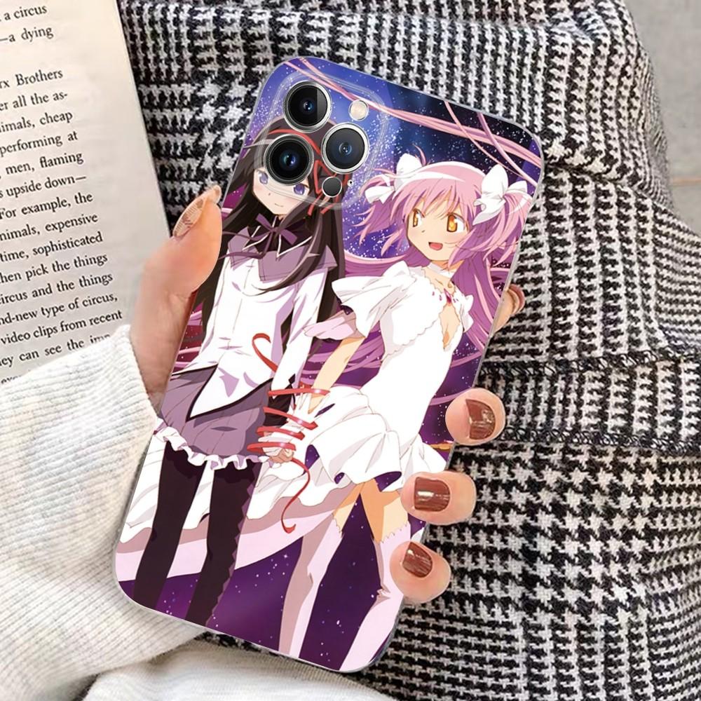 Puella Magi Madoka Magica Phone Case For IPhone 16 15 14 13 12 Mini 11 Pro XS Max X XR SE 6 7 8 Plus Soft Silicone Cover