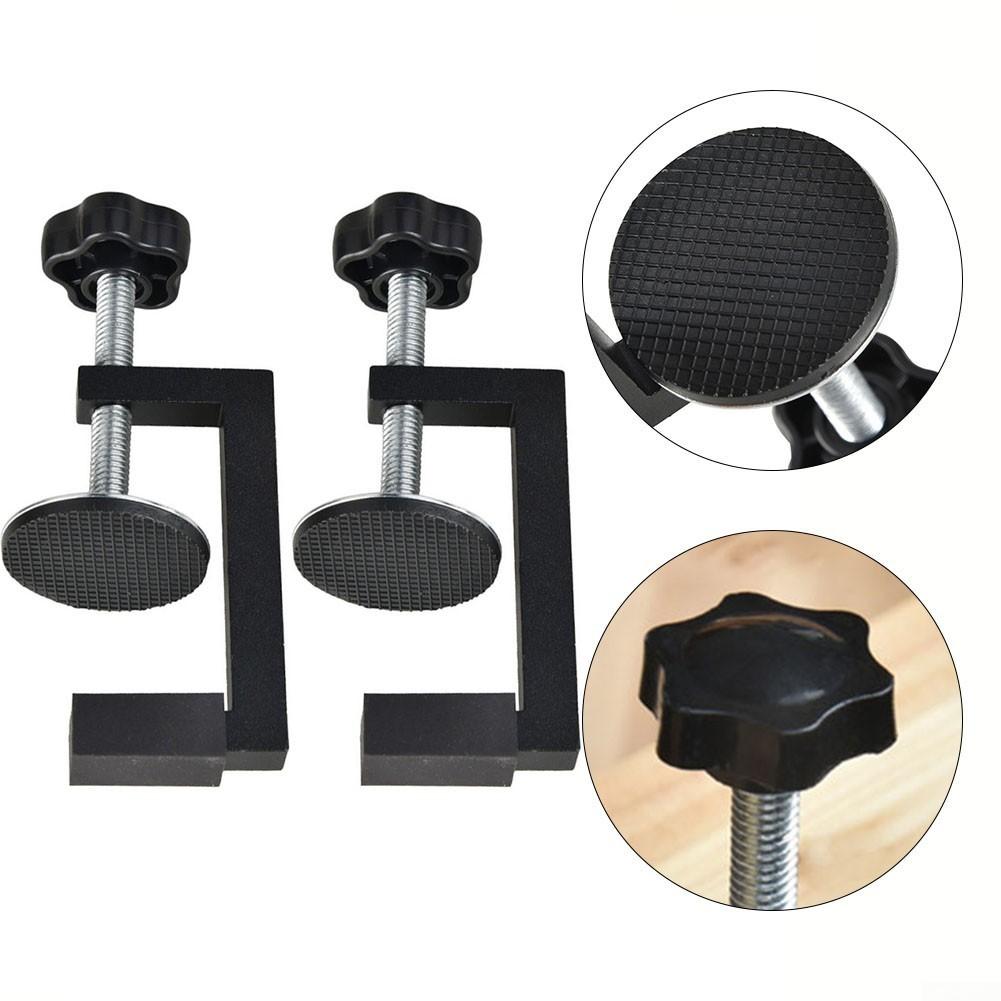 2pcs 10-57mm Woodworking Clamp C-Clamp G-Clamp For Wood Plastic Drilling Fixing#