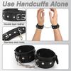 Detachable PU Bondage Handcuffs Set for Couples - Erotic SM Toys Restraint and Flirting Accessories