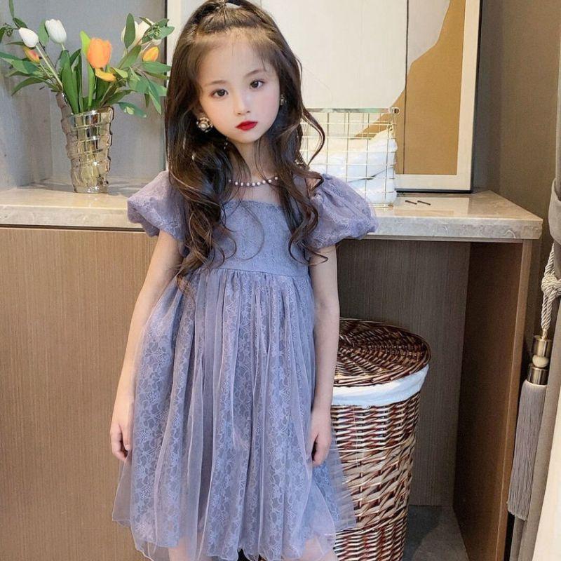 

Платье принцессы в сетку с пышными рукавами, милые и милые девушки 100