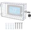 Universelle Thermostat-Schutzbox mit Schlüssel Klare Große Kunststoffbox Schloss Thermostatbox Schloss Universelle Abdeckung Thermostat Thermost T9I8