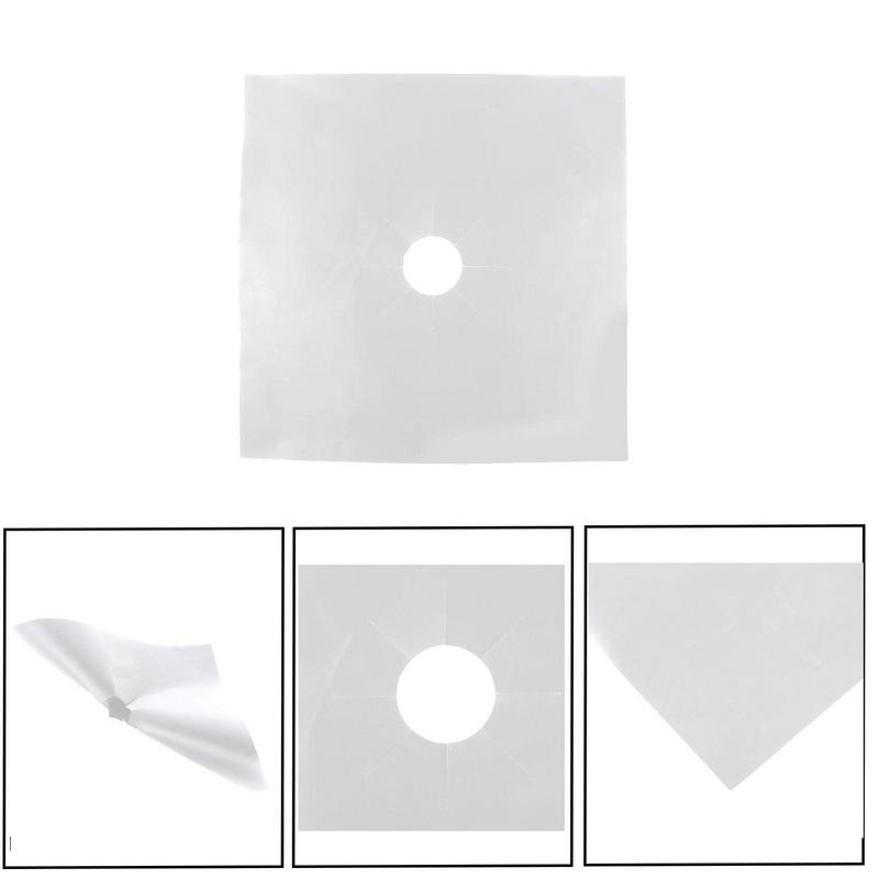 Stove Top Covers For Burners 4X Kitchen Stove Burner Protector Heat-Resistant Anti-Oil Kitchen Gadget Drip-Proof Cleaning Pads