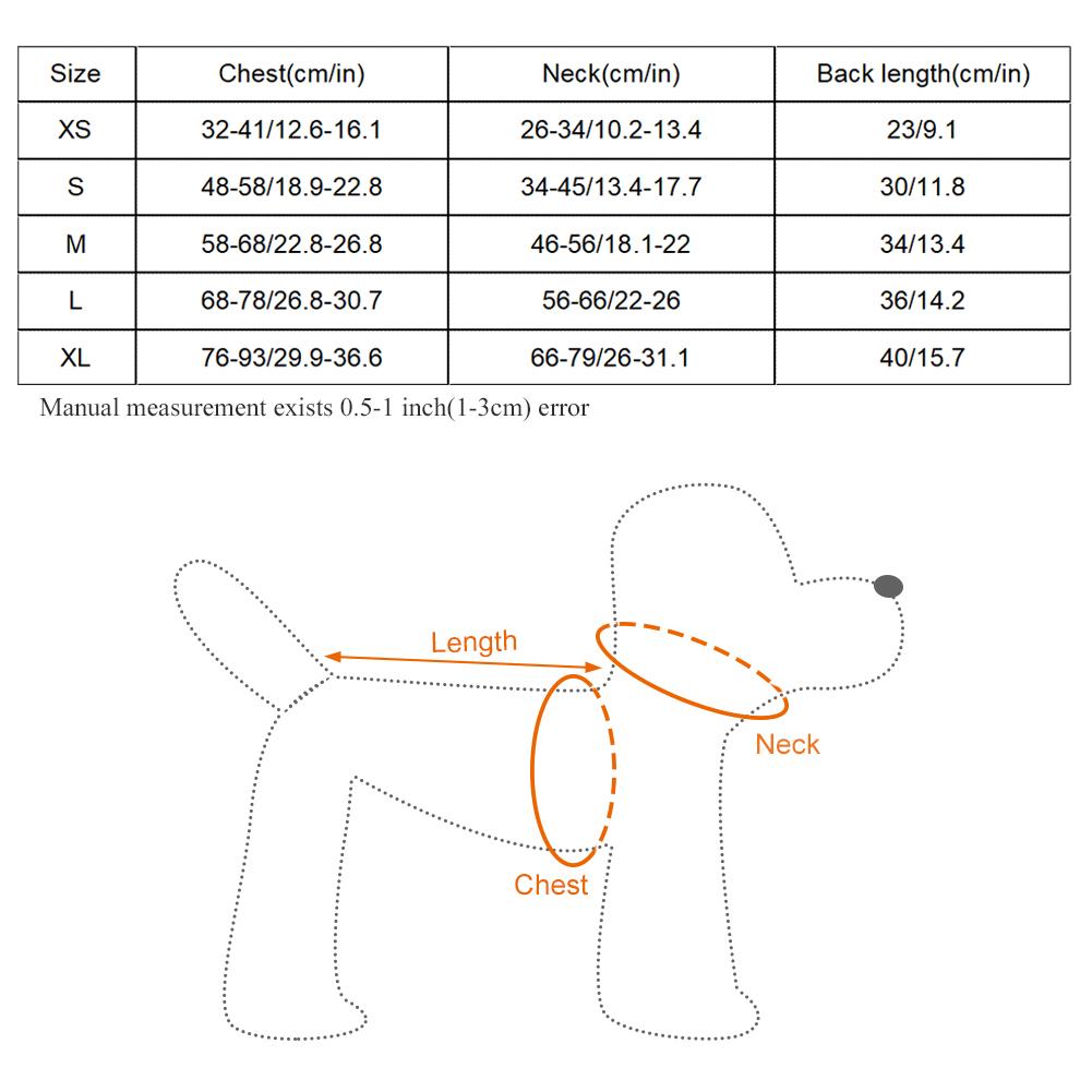 Pet Dog Anti Anxiety Jacket Keep Calm Stress Relief Clothes with Hook&loop Back Reflective