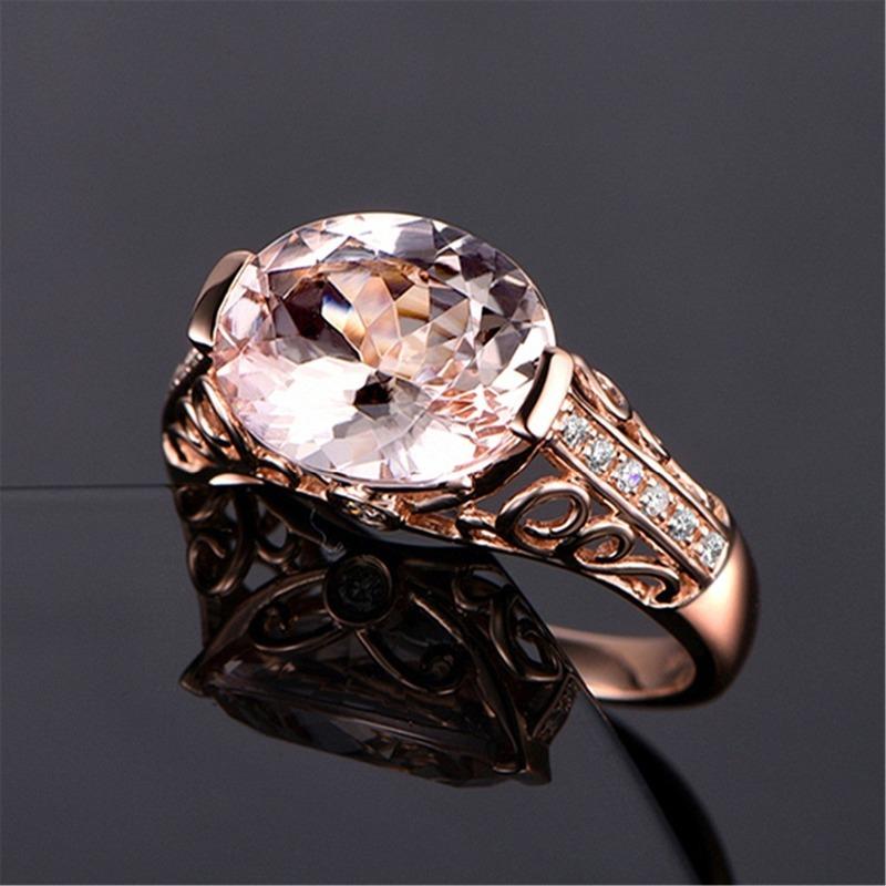 Sace Gems Classic Copper Alloy Zircon Ring Ladies Jewelry Wedding Promise Party Gift