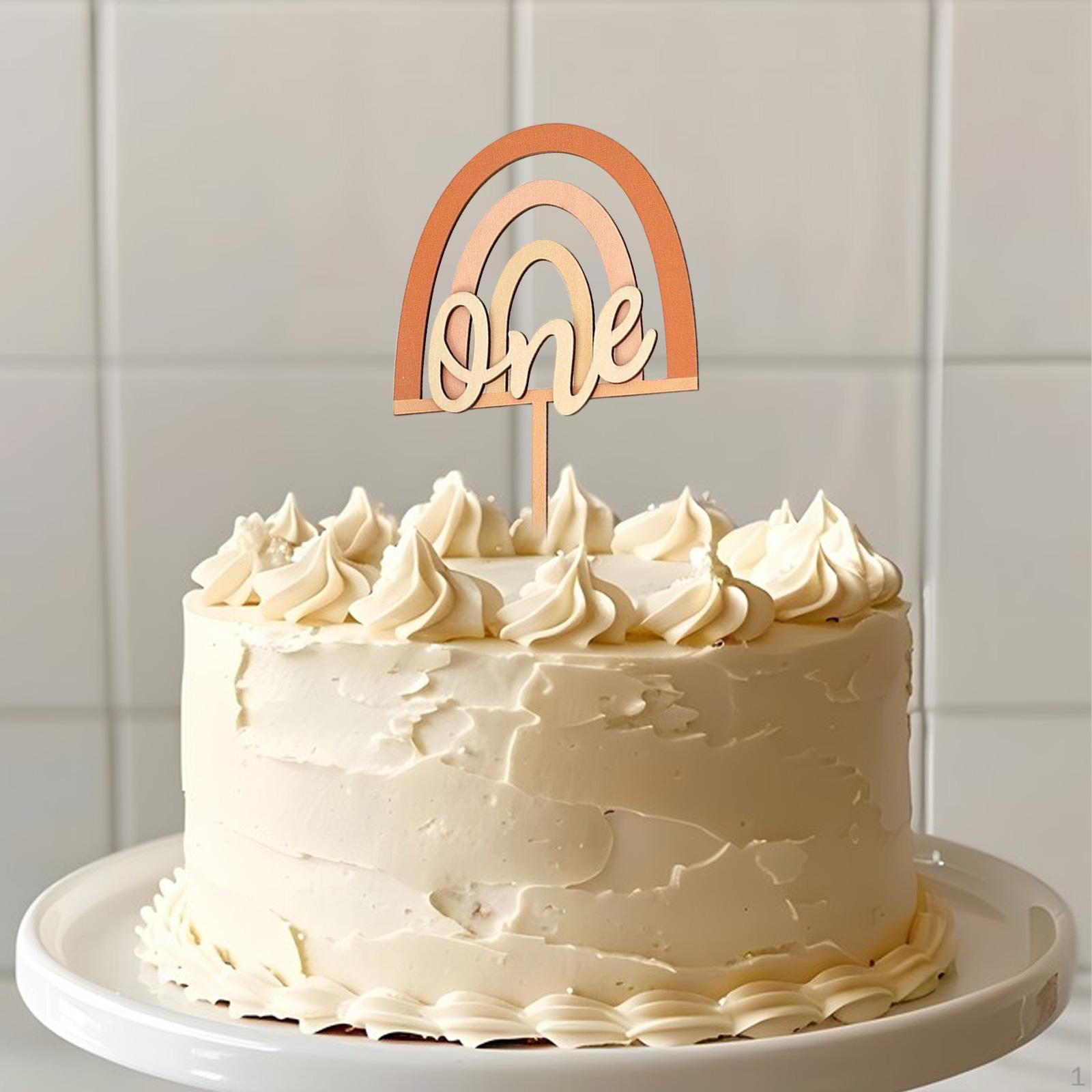 

Cake Topper Birthday Decoration Wood Decorating Supplies, Topper, for Girls,