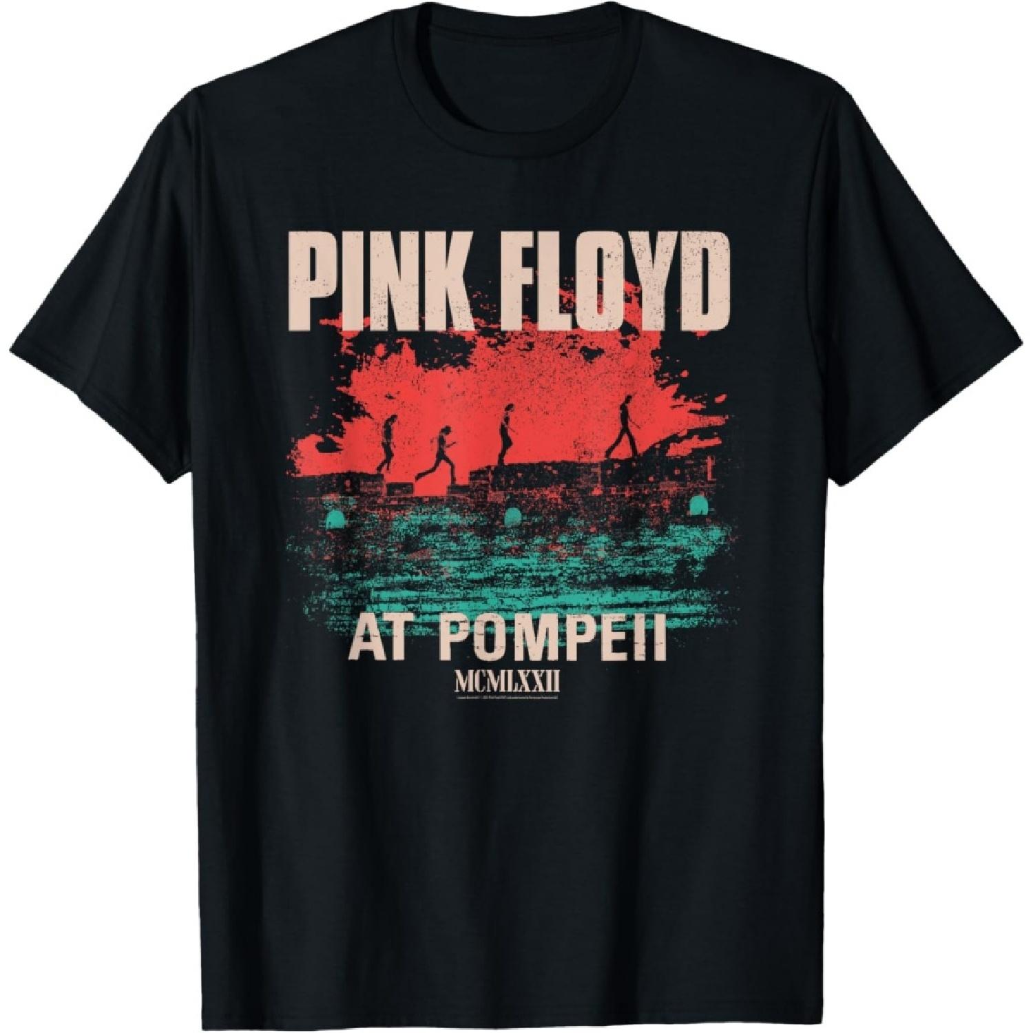 Футболка с обложкой альбома Pink Floyd Live at Pompeii S чёрный