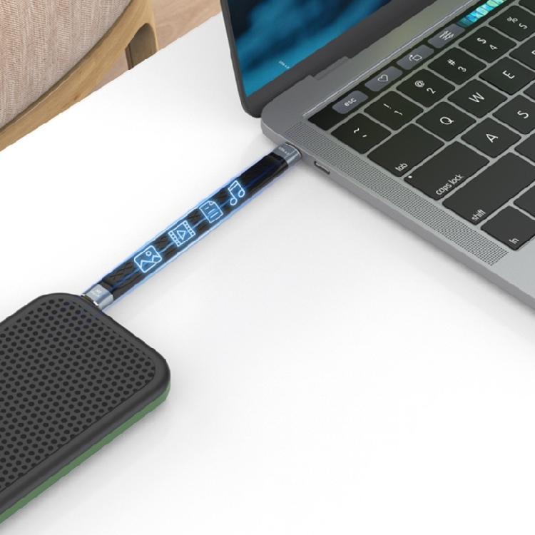 Short USB4 C Cable 5.9Inch Flat 40Gbps Speed 240W Charging 8K60hz Video For Phone Pad eGPU and More USB C Devices