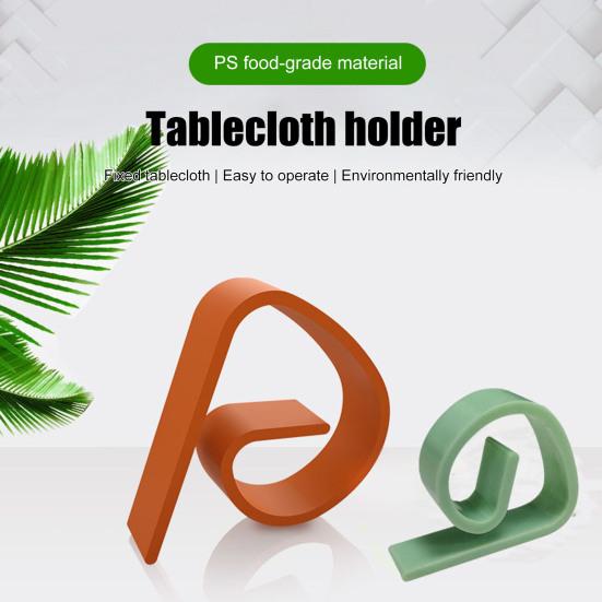 Yousheng 10Pcs Plastic Tablecloth Clip Heavy Duty Non-slip Indoor Outdoor Wedding Party Picnic Camping Table Cover Holder Fixing Clamp
