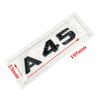 ABBN1 3D ABS Chrome Glossy Black A 45 Logo A45 Emblem Letters Auto Sticker Nameplate Car Trunk Badge For A45 Accessories