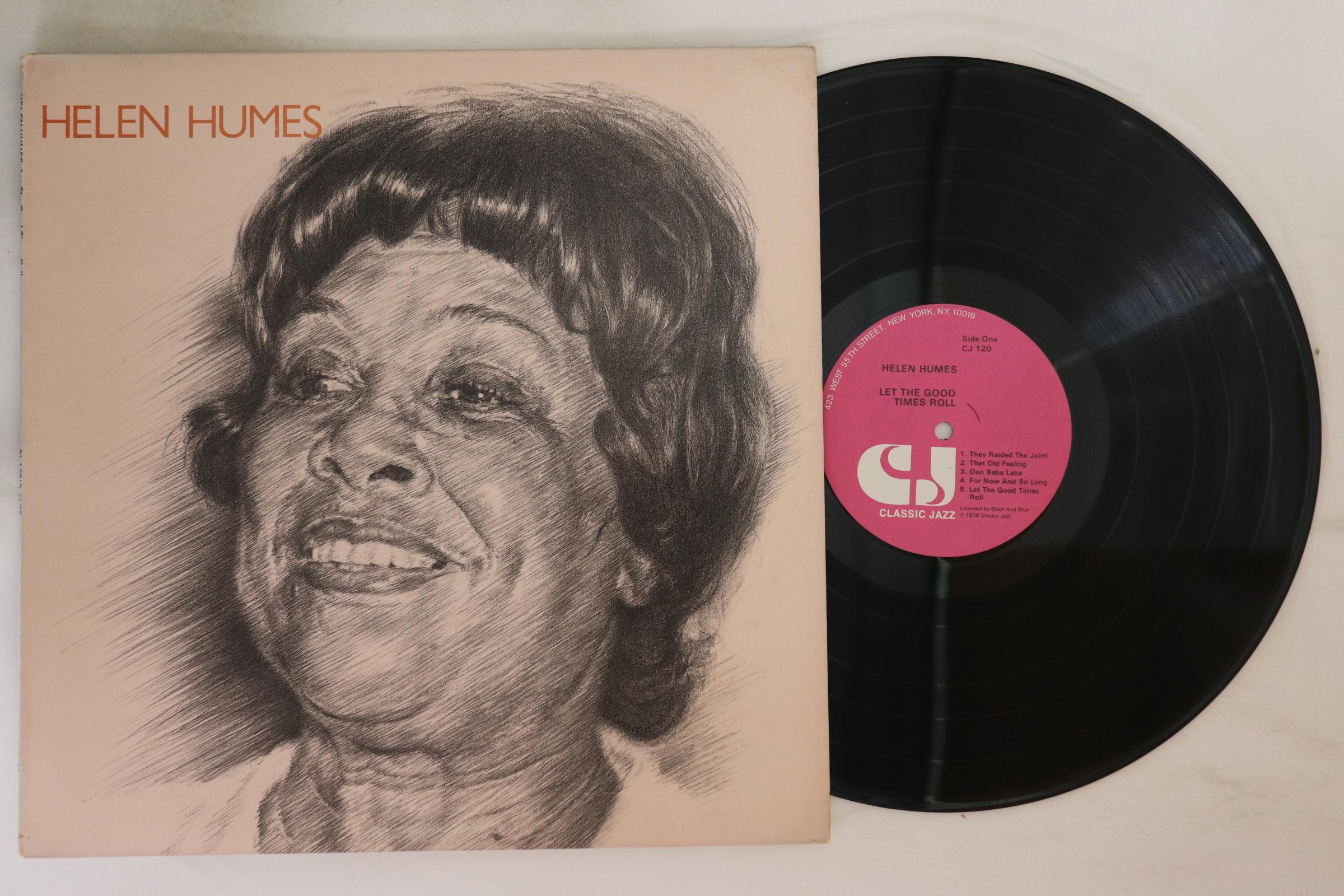 

LP Record HELEN HUMES - Let The Good Times Roll CJ120 CLASSIC JAZZ 1980 US Jazz Used