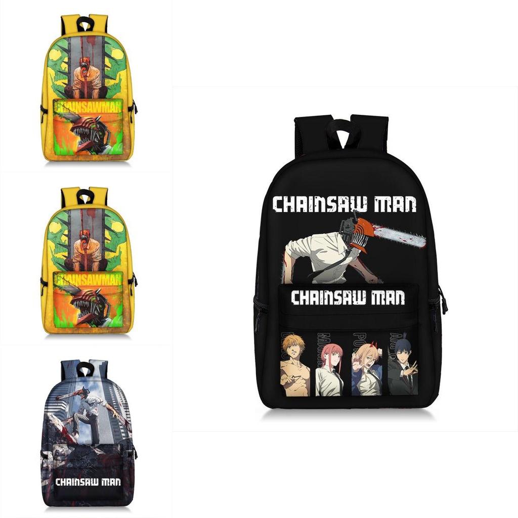Stunning Child/adult Chainsaw Man Backpack Schoolbag Anime Bag