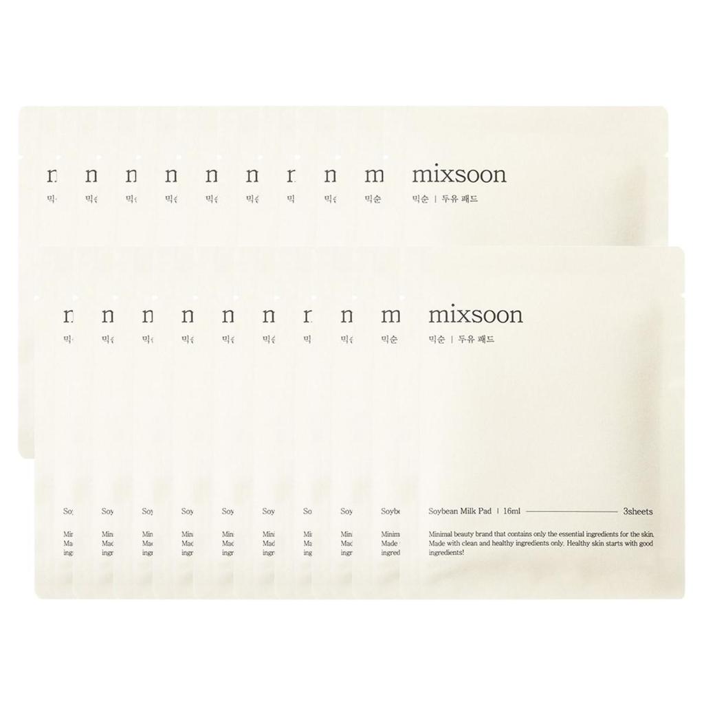 Mixsoon Soy Milk Pad Nutrient-Rich Hydrating & Smoothing Care (10 Sheets) x 2ea