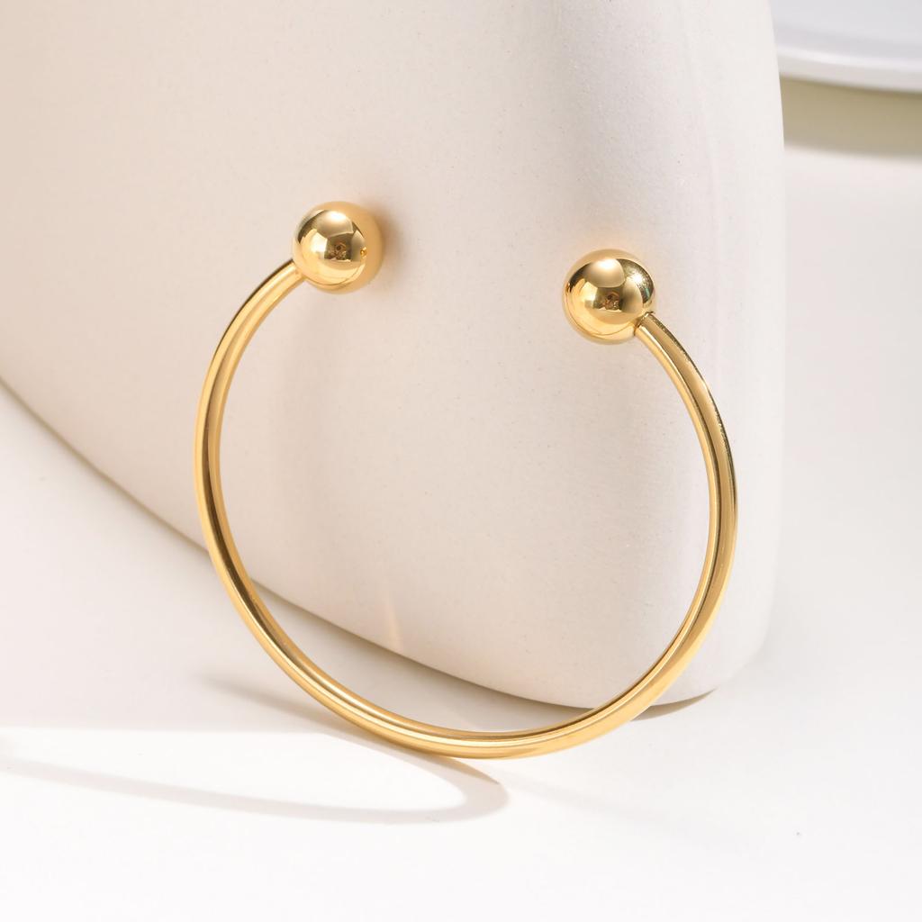 Candid Style Knot Cuff Bangle for Women,Gold Color Stainless Steel Elegant Tie Charm Bracelets, BFF Sisters Party Jewelry