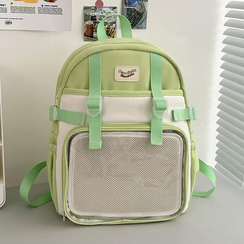 

Рюкзак Ита большой вместимости, студенческий, милый, оригинальная сумка, для повседневного использования, Mochilas Mujer, для поездок на работу, универсальные сумки для женщин 30x40x12cm