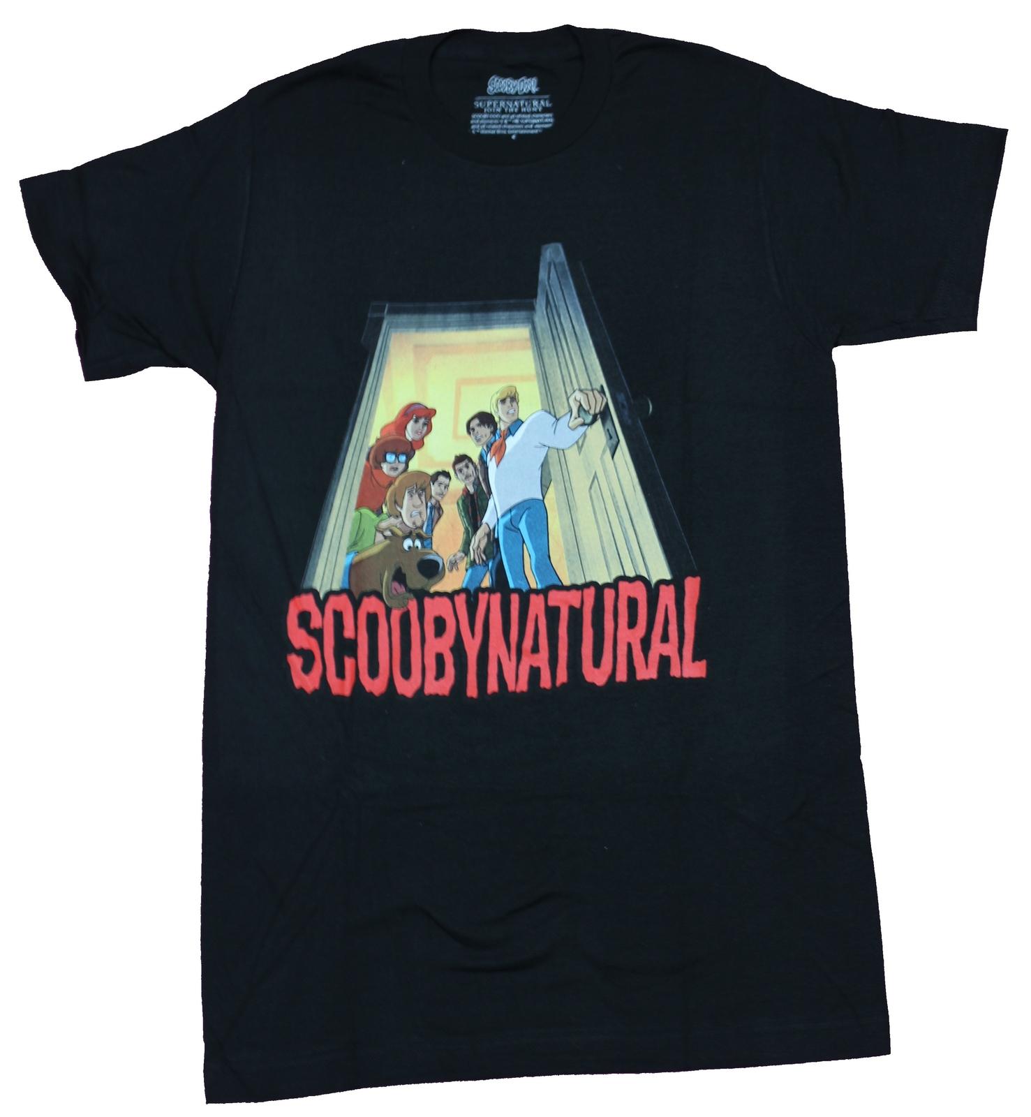 Supernatural Scooby Doo Mens T-Shirt - Scoobynatural Crossover Image L