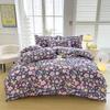 Romantic Peony Floral Duvet Cover Set Reversible Shabby Flower Comforter Cover with 2 Pillowcase Vintage Farmhouse Bedding Set